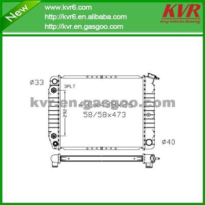 High Quality Auto Radiator FOR GM 6000 / Celebrity --- DPI 974