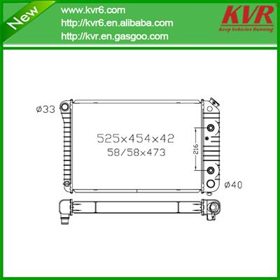 Mechanical Car Radiator FOR GM Lesabre / Cutlass --- DPI 571