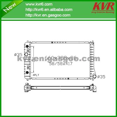 Car Cooling System Radiator FOR GM 95-02 Cavalier / Sunfire NISSENS 60917