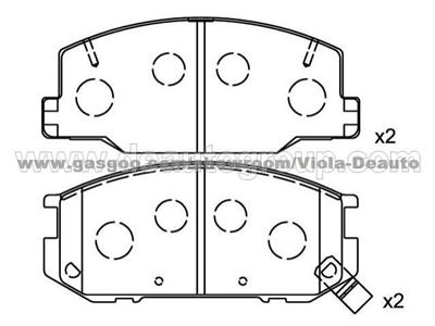 Brake Pad Set 04491-28361