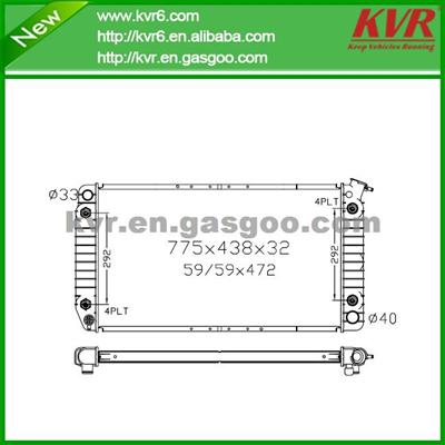 High Performance Auto Radiator FOR GM Delta 88 / Eighty Eight / Royale / Park Avenue --- DPI 1474