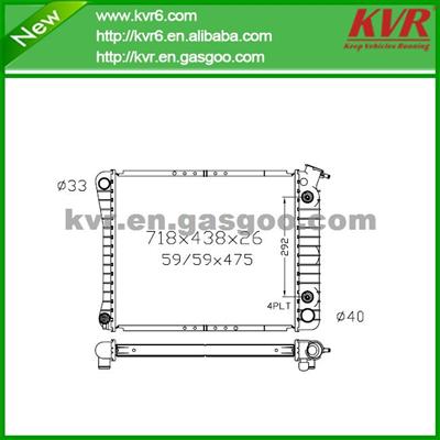 Brazed Auto Radiator FOR GM Toronado / Trofeo --- NISSENS 60902A