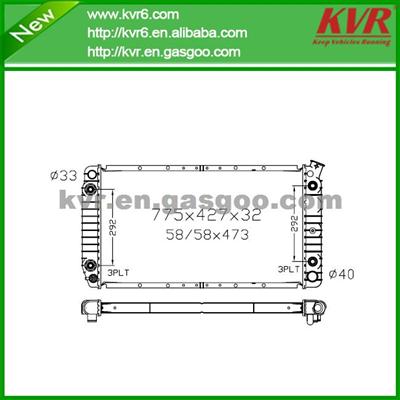 Brazed Radiator FOR GM Roadmaster / Caprice --- DPI 1212