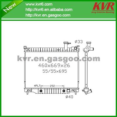 Cooling Radiator FOR GM 02- Trailblazer OEM 15162213/15196386