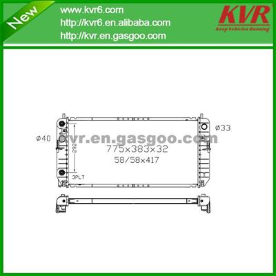 Auto Aluminum Radiator FOR GM 01-04 Seville DPI 2513