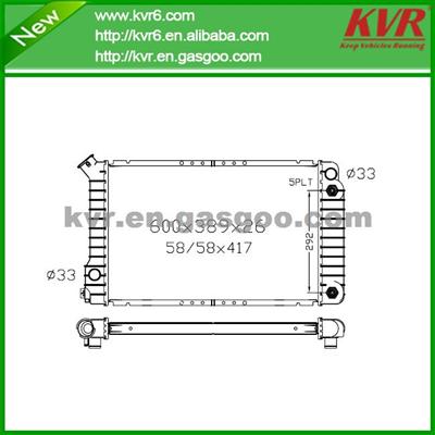 Car Aluminum Radiator FOR GM 82-93 S/T Series Pickup --- NISSENS 60948A