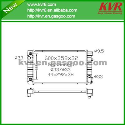 Alloy Radiator FOR GM 89-94 Cavalier/91-94 Sunbird / J2000 DPI 768