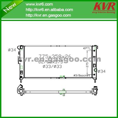 Radiator Manufacturers China FOR GM 06-CV Uplander 3.9V6/PT Montana 3.9V6/3.9V6 OEM 15211586