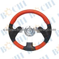 Fashion Red And Black Car Steering Wheel