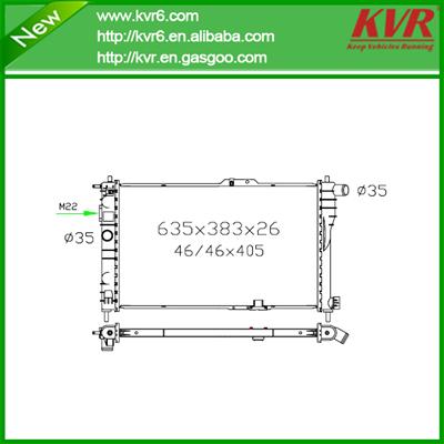 Assy Radiator FOR DAEWOO 94- Cielo Nexia OEM P96144847