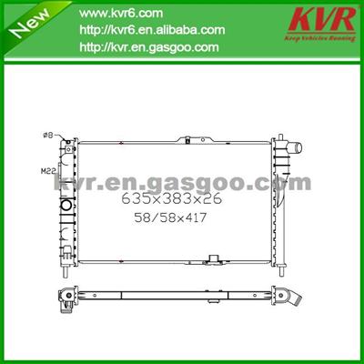Car Aluminum Radiator FOR DAEWOO 88-92 PONTIAC Lemans DPI 781