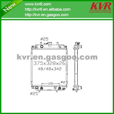 Assembly Radiator FOR DAIHATSU 98- Max / Mira / Move / Opti OEM 16400-97206-000 / 16400-97211-000/16400-97212-000 / 16400-97213-000