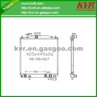 Assembly Radiator FOR DAIHATSU 00- Sparky OEM 16400-97512