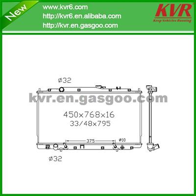 Panel Radiator FOR HONDA 99-04 Odyssey 6cyl OEM 19010-P8F-J51