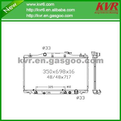 Brazed Car Radiator FOR HONDA 02-06 Acura RSX , Integra OEM 19010-PND-901