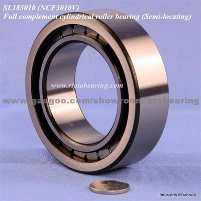 SL183010 Cylindrical Roller Bearing NCF3010V Full Complement Bearings