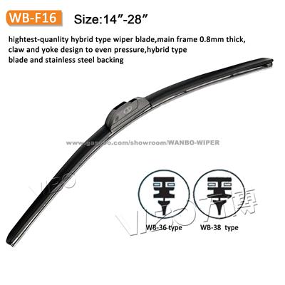 Hybrid universal wiper blad-F16 F16-26