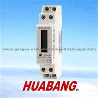 Single Phase Din-Rail Mount Digital Energy Meter