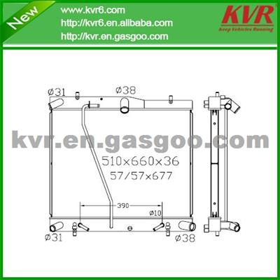 Car Cooling System Radiator FOR TOYOTA 04- Hiace D OEM 16400-30170