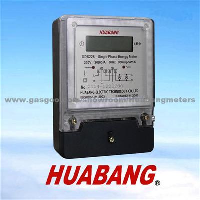 DDS228 LCD Digital Electric Single Phase Static Energy Meter