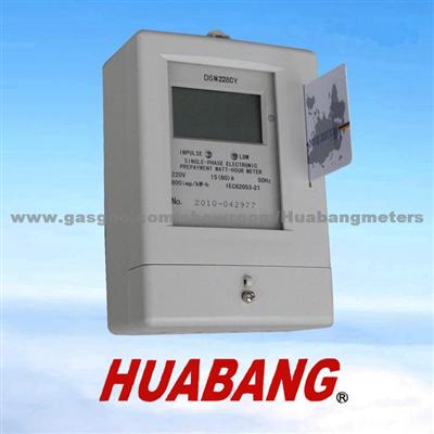 Single Phase Electric Prepaid Meter IC Card Meter