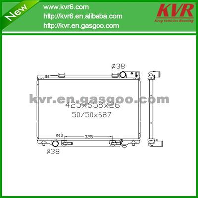 Auto Aluminum Radiator FOR TOYOTA 91-97 Previa Van OEM 16400-76081