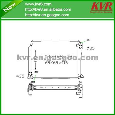 Cooling Radiator FOR TOYOTA 98- Hiace Petrol OEM 16400-75350