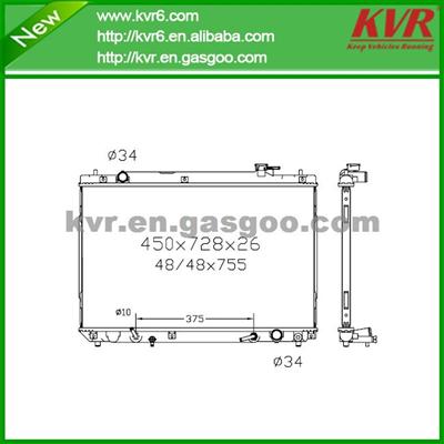 Mechanical Aluminum Radiator FOR TOYOTA 01-06 Highlander 2.4L 4cyl DPI 2454