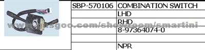 8-97364074-0 COMBINATION SWITCH For ISUZU Trucks NPR,NKR,NQR,100p,600p