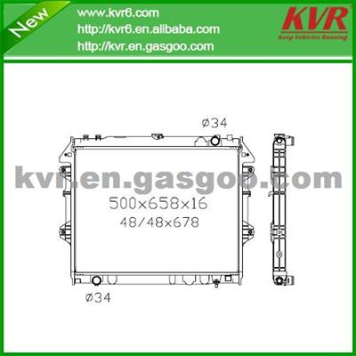 Fin Tube Radiator FOR TOYOTA 04- Innova OEM 16400-OC140 / 16400-OC210