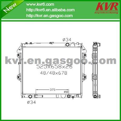 Radiator Manufacturers China FOR TOYOTA 04- Hilux / 4 Runner --- OEM 16400-OP060