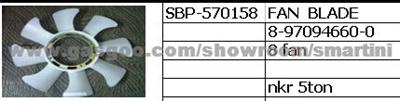 8-97094660-0 FAN BLADE For ISUZU Trucks NPR,NKR,NQR,100p,600p