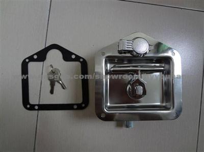 Trailer Recessed T Paddle Handle Lock