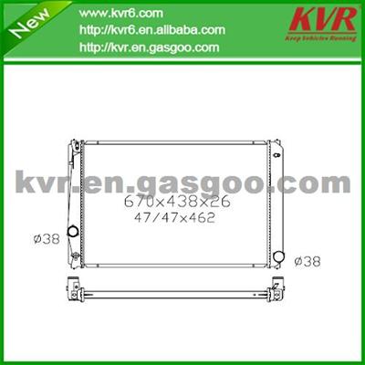 Brazing Radiator FOR TOYOTA 06- RAV4 W/ Tow 6cyl DPI 2893