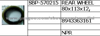 8943363161 REAR WHEEL OIL SEAL 80x113x12 For ISUZU Trucks NPR,NKR,NQR,100p,600p