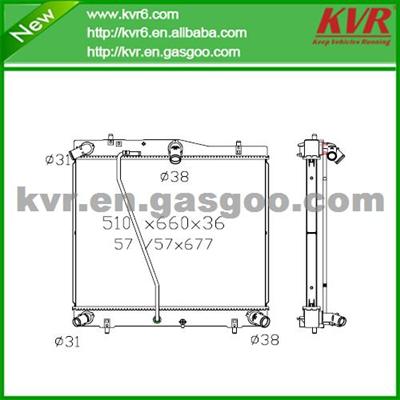 Aluminum Radiator FOR TOYOTA 04- Hiace D OEM 16400-30160