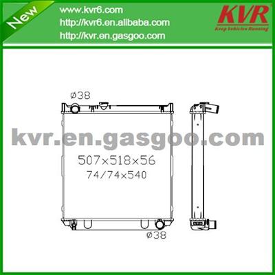 Cheap Radiator FOR TOYOTA 93—Landcruier OEM 16400-67020