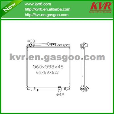 High Performance Auto Radiator FOR TOYOTA 05, Landcnuiser(D) OEM 16400-51030
