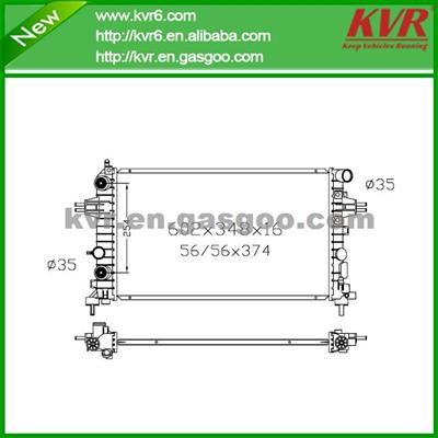 Universal Cooling System Radiator FOR OPEL 00- Astra H 1.2i 1.6v OEM 1300165