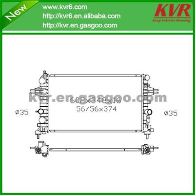 Brazing Radiator FOR OPEL 00- Astra H 1.6T OEM 1300266