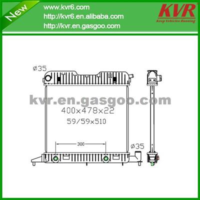 Brazed Auto Radiator FOR OPEL 86-94 Omeqa A OEM 1300011