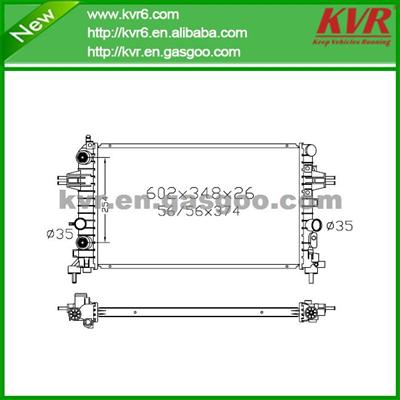 Radiator Assy FOR OPEL 08- Astra 1.8i L4 DPI 13058