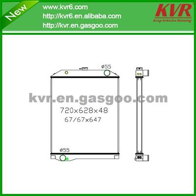 Car Aluminum Radiator FOR HINO Ranger OEM 16090-4674