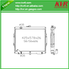 Mechanical Auto Radiator FOR MITSUBISHI 89-89 Raider / 89-91 Montero DPI 1384