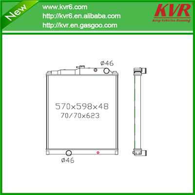 Heavy -Duties Radiator FOR MITSUBISHI Fighter OEM MC433496 /ME293975/ ME294377/ME298956