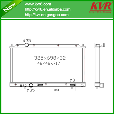 Radiator Ass FOR MITSUBISHI 94-99 FTO OEM MR160021