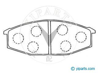 Highly Reliable Manufacture - D1017 Car Brake Pads Disc Brake