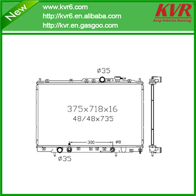 Panel Radiator FOR MITSUBISHI 99- Galant OEM MR312229