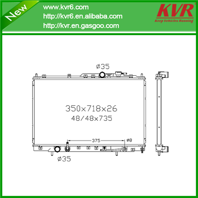 Assy Radiator FOR MITSUBISHI 04- Eclipse OEM MR373104