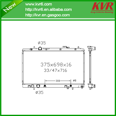 Auto Cool Radiator FOR MITSUBISHI 00- Dingo OEM MR 431492 / MR 431493/MR 431495
